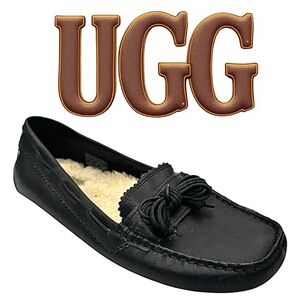 UGG Women's Black Moccasin Loafers